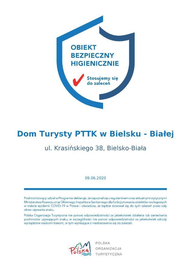 Dom Turysty Pttk W Bielsku - Bialej Hotel Bielsko-Biala Exterior photo